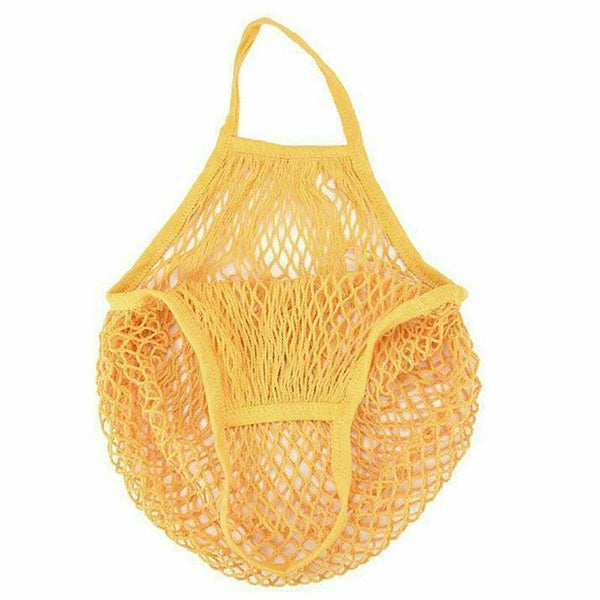 Reusable Mesh Net Shopping Bag String Tote Grocery Fruit Vegetable Storage Dark Blue Reusable Shopping Bags