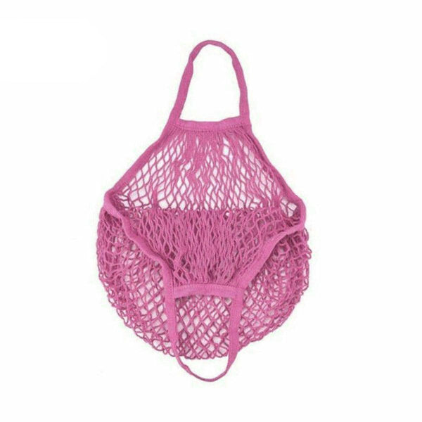 Reusable Mesh Net Shopping Bag String Tote Grocery Fruit Vegetable Storage Dark Blue Reusable Shopping Bags