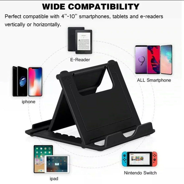 Universal Foldable Tablet And Phone Stand Adjustable Portable Desk Holder Yellow Mounts Stands & Holders