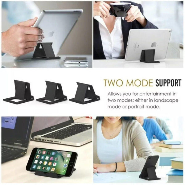 Universal Foldable Tablet And Phone Stand Adjustable Portable Desk Holder Yellow Mounts Stands & Holders