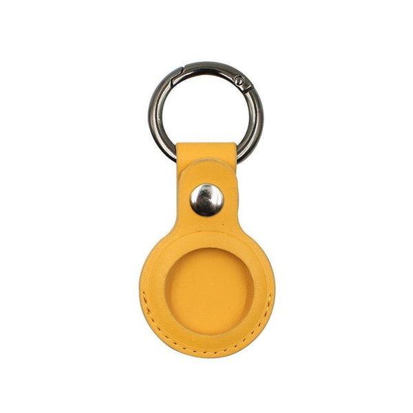 For Apple Airtag Leather Case Cover Tag Keychain Holder Sleeve Shell Tracker Gps