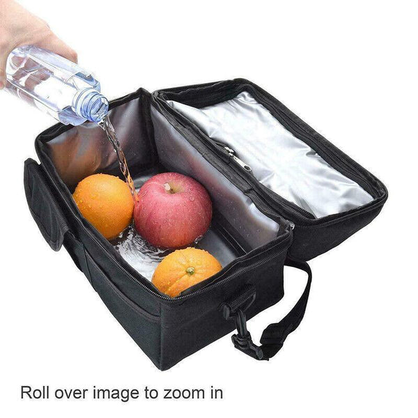 Insulated Lunch Bag Box Tote Cooler For Women Men Hot Cold Food Thermal Red Lunchboxes & Bags