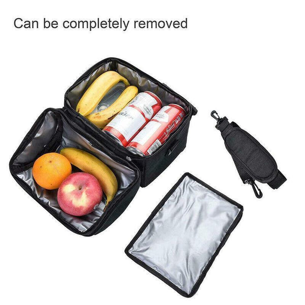Insulated Lunch Bag Box Tote Cooler For Women Men Hot Cold Food Thermal Wine Red Lunchboxes