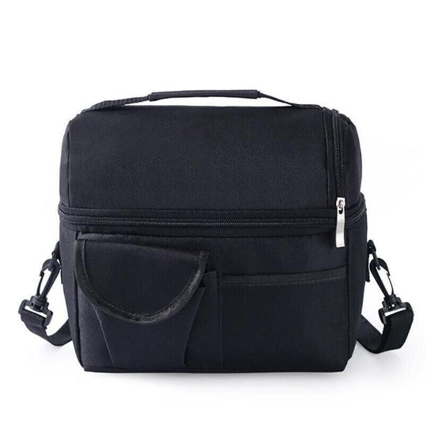 Insulated Lunch Bag Box Tote Cooler For Women Men Hot Cold Food Thermal Wine Red Lunchboxes