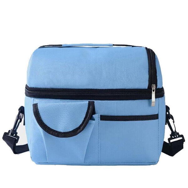 Insulated Lunch Bag Box Tote Cooler For Women Men Hot Cold Food Thermal Wine Red Lunchboxes
