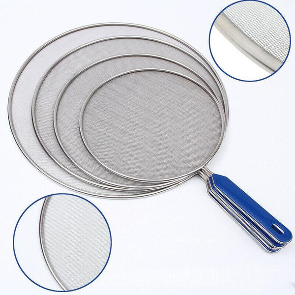 4Size Anti Splatter Guard Oil Net Splash Cover Pan Screen Kitchen Cooking Frying 21Cm Kitchen Splashbacks