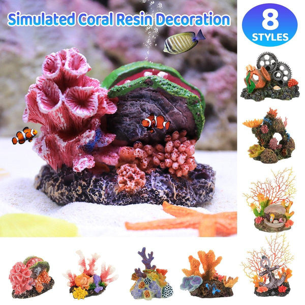 Aquarium Resin Coral Decorations For Fish Tank Marine Simulation Micro Landscape Gh1465 Aquariums