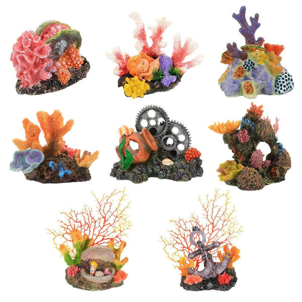 Aquarium Resin Coral Decorations For Fish Tank Marine Simulation Micro Landscape Gh1666 Aquariums