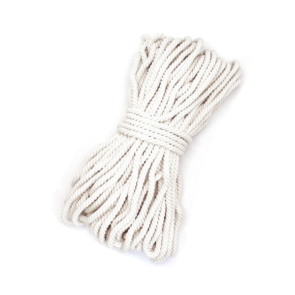 Cotton Rope Macrame Cord Diy Craft Tapestry Binding Decorative String 6Mm X 100M Crafting Tools