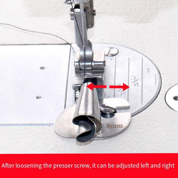 Household Sewing Machine Attachment Spiral Flanger Towel Fabric Puller Tool Sewing Machines