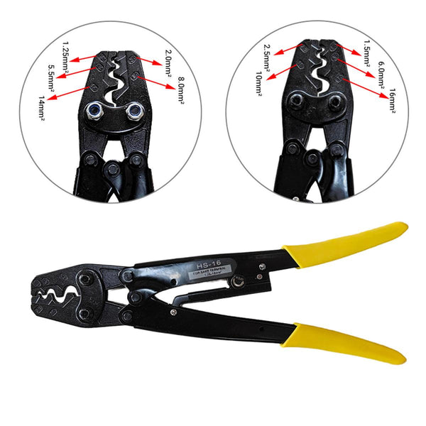 1.25 16Mm Wire Crimper Cable Plier Terminal Anderson Plug Lug Crimping Tool Hand Crimpers & Strippers