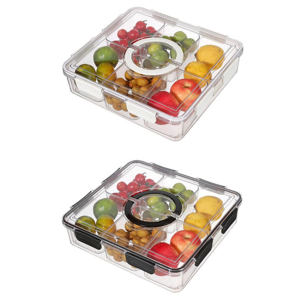 Household Kitchen Refrigerator Storage Box Food Organizer Fresh Keeper White Food Storage Containers