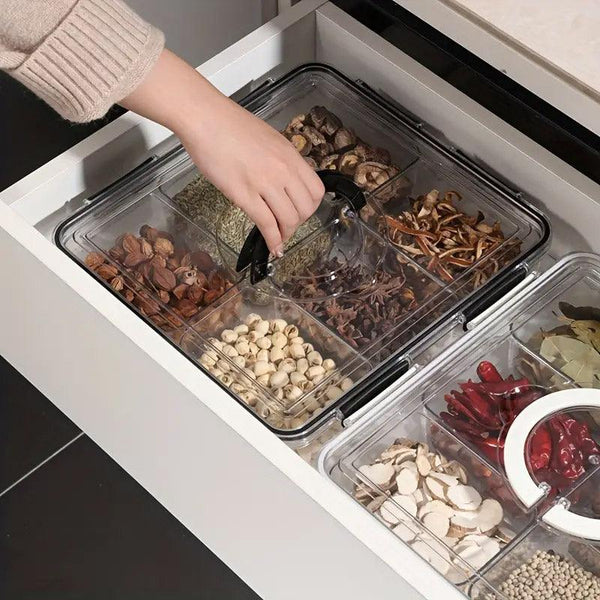 Household Kitchen Refrigerator Storage Box Food Organizer Fresh Keeper White Food Storage Containers
