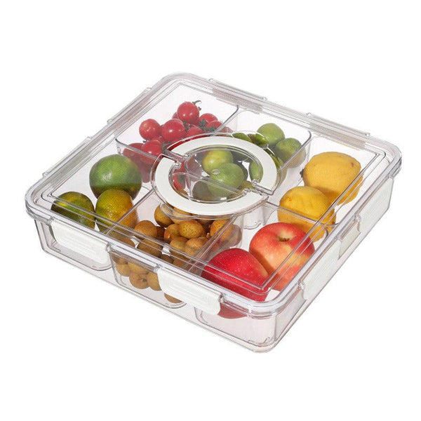 Household Kitchen Refrigerator Storage Box Food Organizer Fresh Keeper White Food Storage Containers