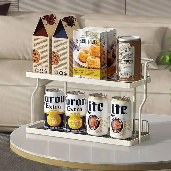 2 Tier Shelf Kitchen Storage Rack Organizer For Home And Countertop Organization Other Kitchen Storage