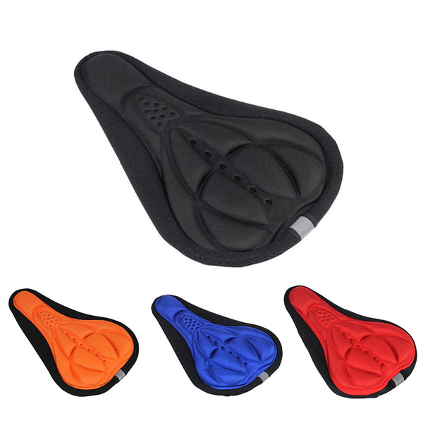 Thick Silicone Bike Seat Cover Comfort Gel Cycling Bicycle Saddle Cushion Pad Set Of 4 Colours Saddle Covers & Seat Covers