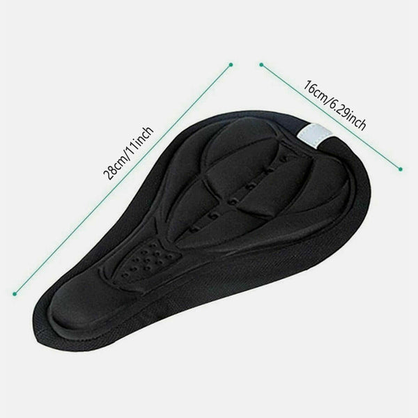 Thick Silicone Bike Seat Cover Comfort Gel Cycling Bicycle Saddle Cushion Pad Set Of 4 Colours Saddle Covers & Seat Covers