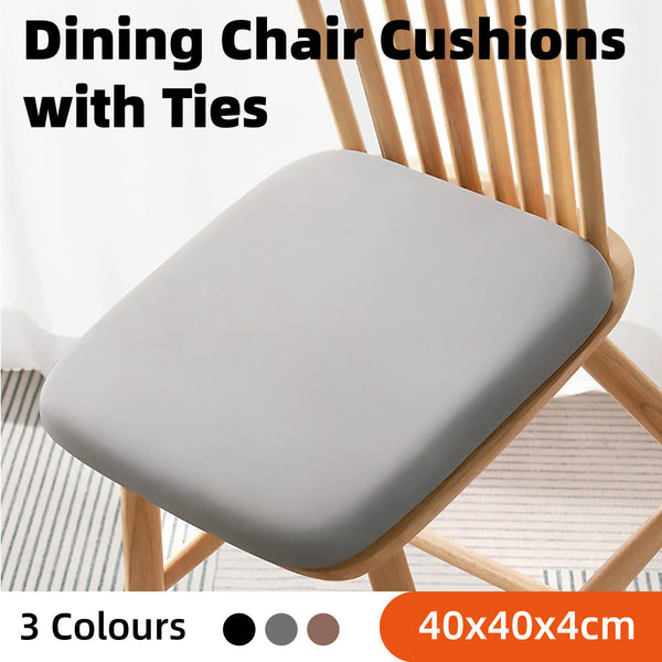 Seat Cushion Memory Foam Office Chair Pad Bottom Support For Stool Dining Grey Cushions & Decorative Pillows