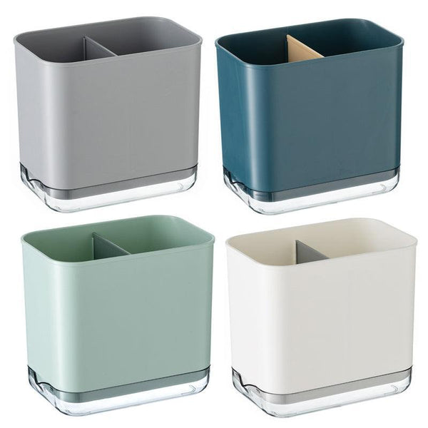 Cutlery Drainer Basket Multifunctional Storage Holder Box Spoon Rack Blue Racks & Holders