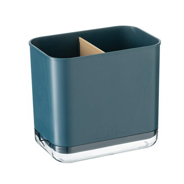 Cutlery Drainer Basket Multifunctional Storage Holder Box Spoon Rack Blue Racks & Holders