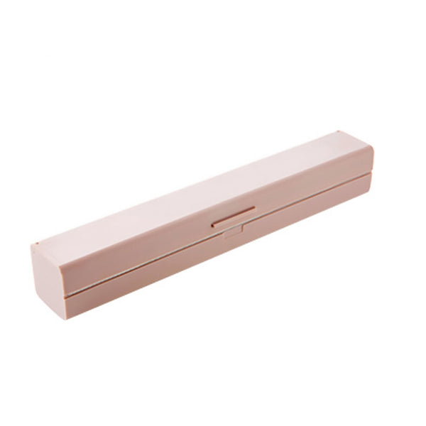 Plastic Food Wrap Dispenser Cutter Foil Cling Film Storage Holder Box Kitchen Pink Cling Film Foil & Food Wraps