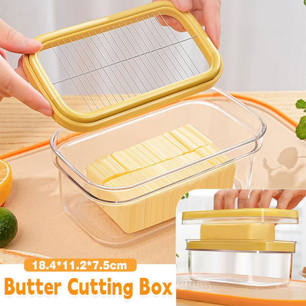 With Lid Butter Cutting Box Slicers Case Cheese Dish Peelers & Slicers