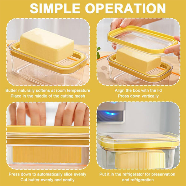 With Lid Butter Cutting Box Slicers Case Cheese Dish Peelers & Slicers