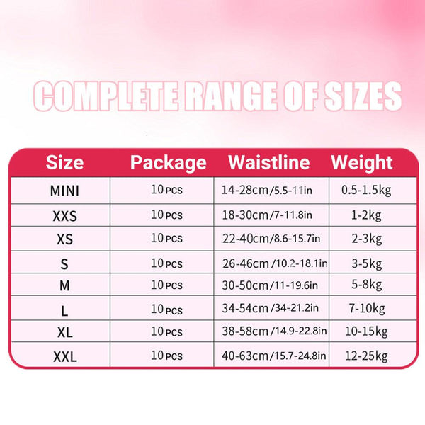 Disposable Female Dog Diapers Leakproof Breathable With Colour Indicator Size 26 46Cm Dog Clothing & Shoes
