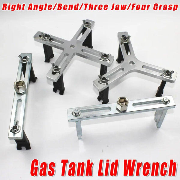 Universal Fuel Tank Cover Removal Tool 3 Claws Gasoline Pump Wrench Four Grasp Fuel Pumps