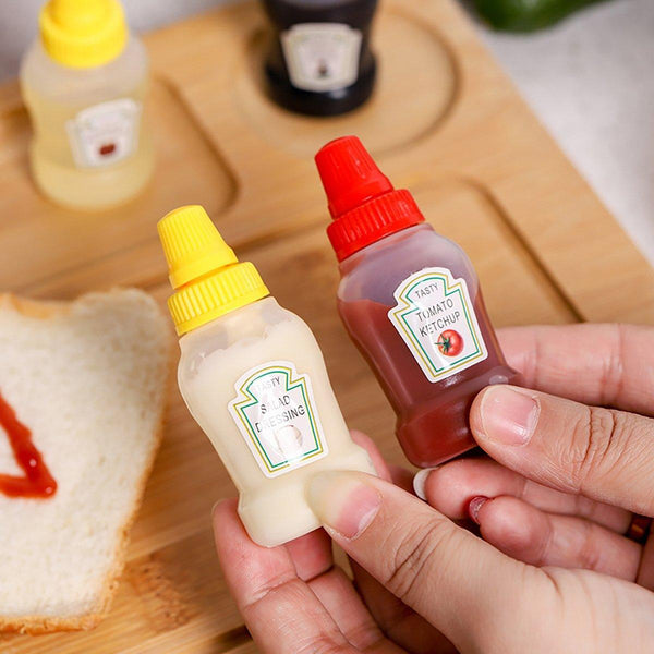 4Pcs Mini Sauce Box Condiment Dispensers For Picnic And Outdoor Use Salad Dressing Other Kitchen Gadgets