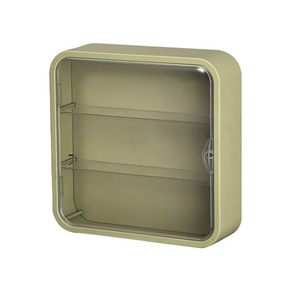 Wall Mounted Showcase Acrylic Figures Toys Display Case Dustproof Storage Box Green Storage Boxes