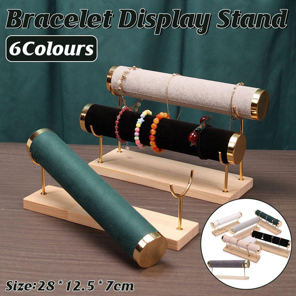 Bracelet Display Stand Single Tier Watch Bangle Holder Organizer Jewelry Dark Grey Jewellery Holders & Organisers