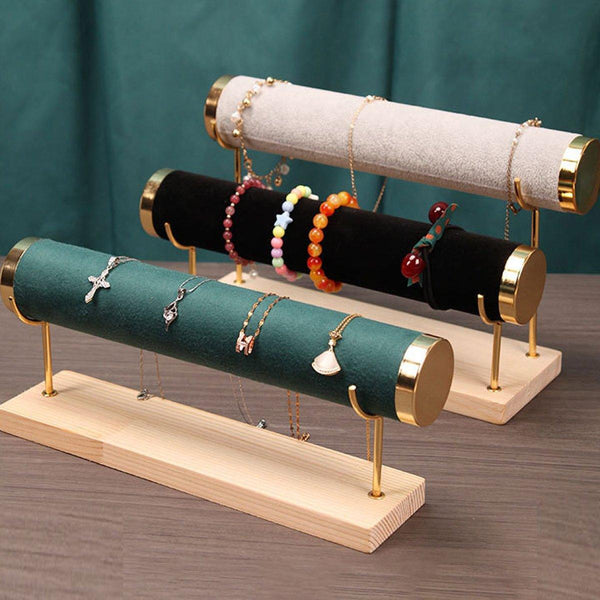 Bracelet Display Stand Single Tier Watch Bangle Holder Organizer Jewelry Dark Grey Jewellery Holders & Organisers