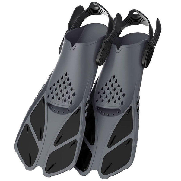 Diving Flippers Swim For Snorkeling Freestyle Training Gear Black S/M Fins