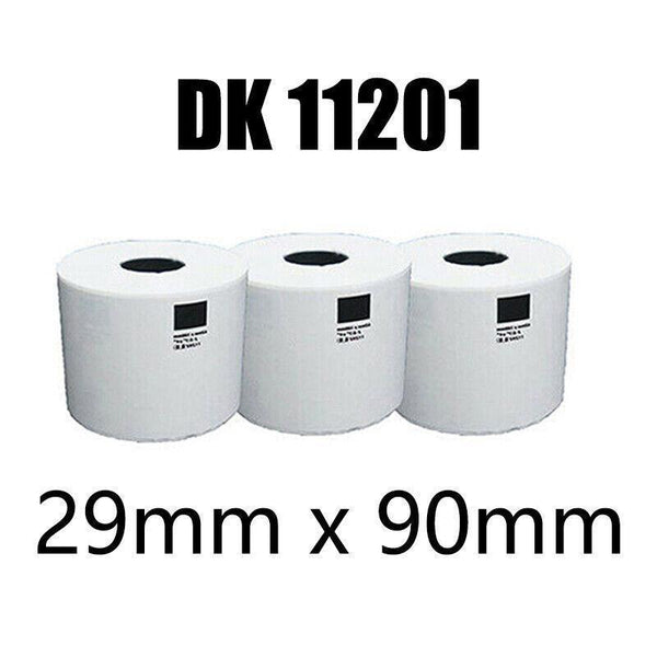 8 Rolls Compatible Brother Dk11201 400 Address Labels 29X90mm Ql570 Ql700 Ql1050 Address & Shipping Labels