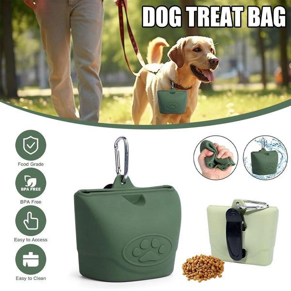 Dog Food Bag Outdoor Walking Travel Feeding Pouch Pet Supplies Treat Bags