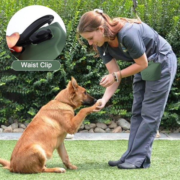 Dog Food Bag Outdoor Walking Travel Feeding Pouch Pet Supplies Treat Bags