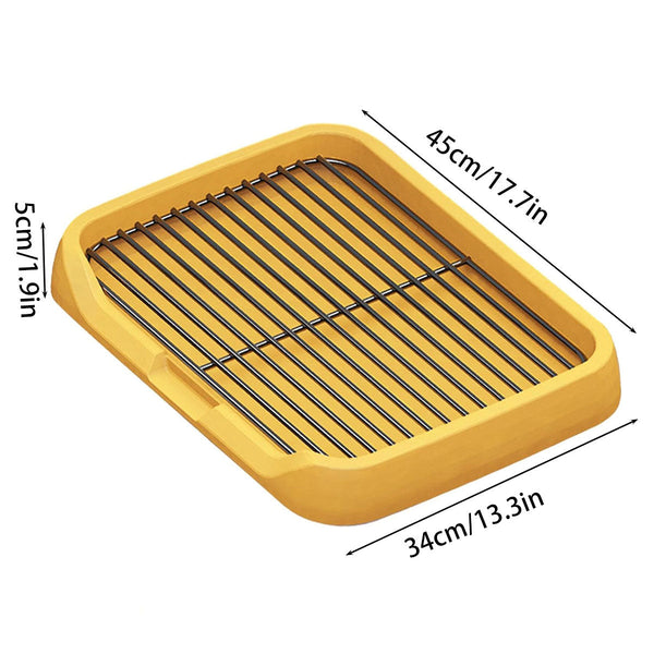 Pet Training Pad Dog Potty Toilet Large Size Portable With Tray Mat For Indoor Puppy Training Pads