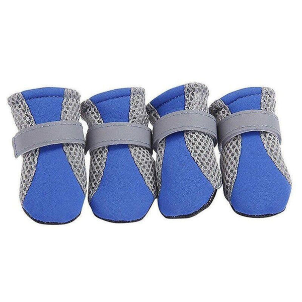4Pcs L Size Anti Slip Waterproof Protective Dog Shoes Rain Boots Pet Socks Booties Dog Clothing & Shoes