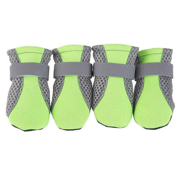 4Pcs L Size Anti Slip Waterproof Protective Dog Shoes Rain Boots Pet Socks Booties Dog Clothing & Shoes