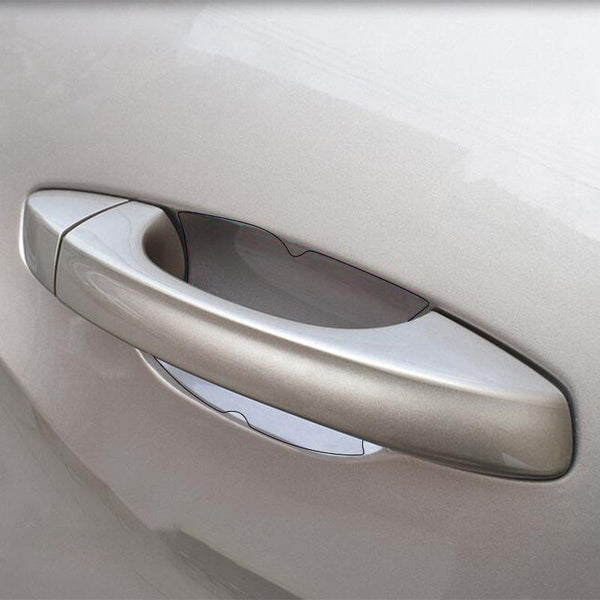 4Pcs Invisible Car Door Handle Films Protective Scratches Protector Accessories Mouldings Trim