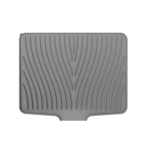 Silicone Dish Drying Mat Heat Resistant Draining Slope Pad For Kitchen Counter Green Kitchen Bench Mats