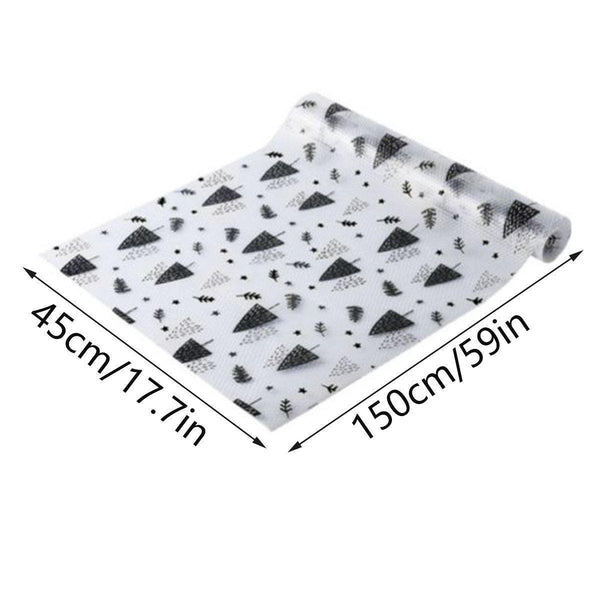 Household Drawer Liner Paper Wardrobe Dustproof Cabinet Mat Grease Proof Leaf Drawer Liners