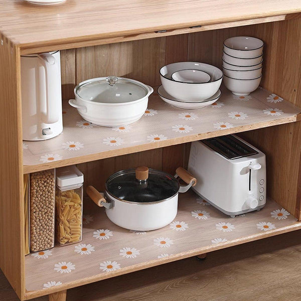 Household Drawer Liner Paper Wardrobe Dustproof Cabinet Mat Grease Proof Leaf Drawer Liners