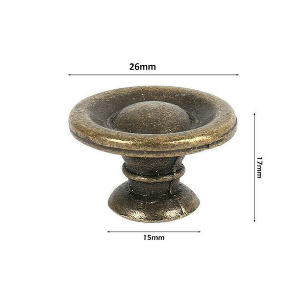 Antique Brass Drawer Knobs Vintage Cabinet Handles Cupboard Pulls 10Pcs Cabinet Pulls