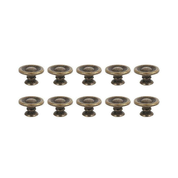 Antique Brass Drawer Knobs Vintage Cabinet Handles Cupboard Pulls 10Pcs Cabinet Pulls