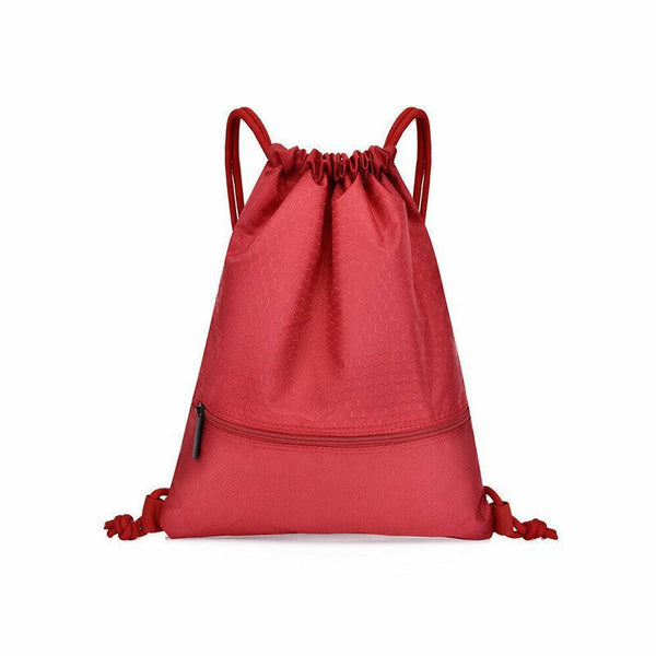 Backpack Sport Pack String Tote Gym Bag Cinch Sack School Drawstring Capacity Gym Bags