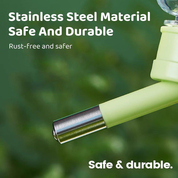 Pet Water Bottle For Hamster Guinea Pig Rabbit Vacuum Drinking Feeder Kettle 120Ml Pink Dishes Feeders & Fountains