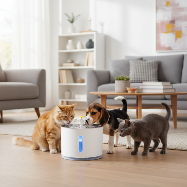 Led Pet Water Fountain 24L Automatic Drinking Dispenser For Cats And Dogs Dog Automatic Feeders