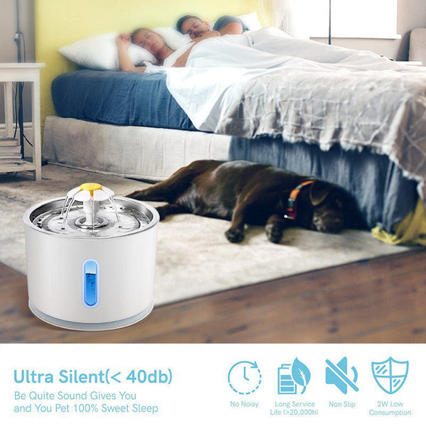 Led Pet Water Fountain 24L Automatic Drinking Dispenser For Cats And Dogs Dog Automatic Feeders